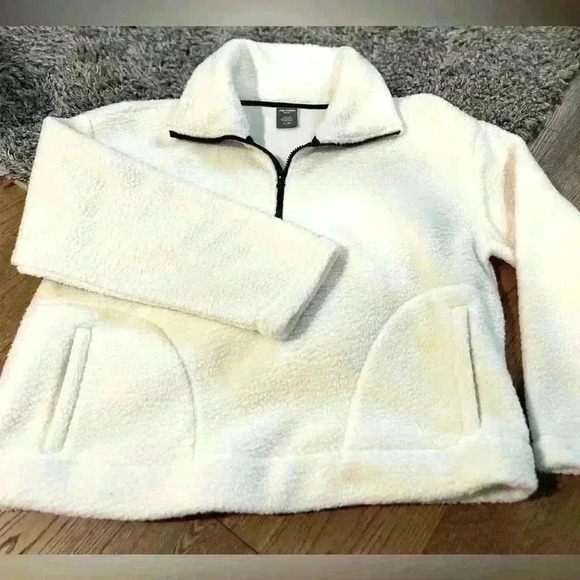 Teddy Bear Half Zip  Hoodie - Picture 1 of 4
